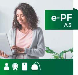 Certificado Digital para Pessoa Física A3 em cartão + leitora (e-PF A3)